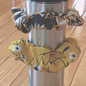 2 pack nature print scrunchies